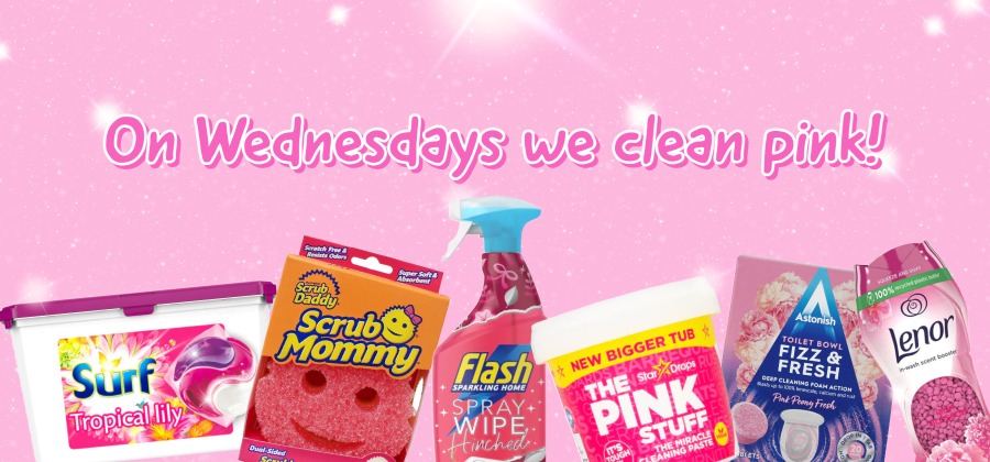 On Wednesdays we clean pink!