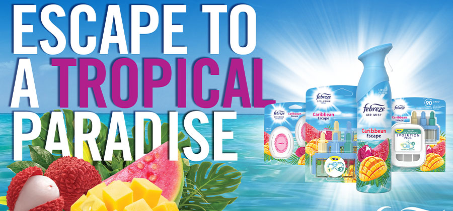 Febreze Caribbean Escape NEW and EXCLUSIVE to Savers