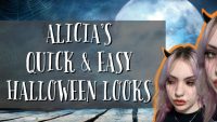 Alicia’s quick and easy Halloween makeup looks