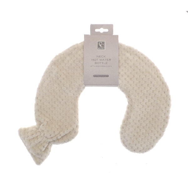 Neck Hot Water Bottle Cream