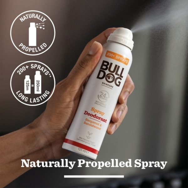 Bulldog Bergamot Sandalwood Deodorant Men 125ml
