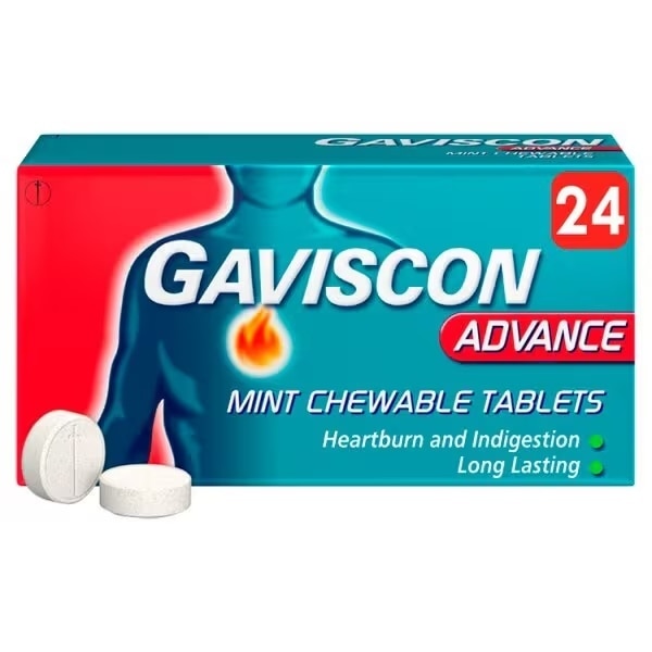 Gaviscon Advance Tablets 24s Mint