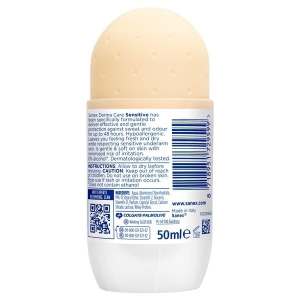 Sanex Derma Care Sensitive 48H 50ml