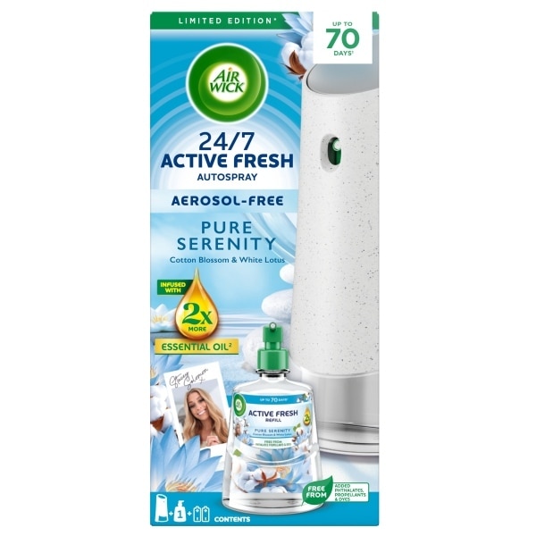 Airwick Active Fresh Starter Kit Pure Serenity