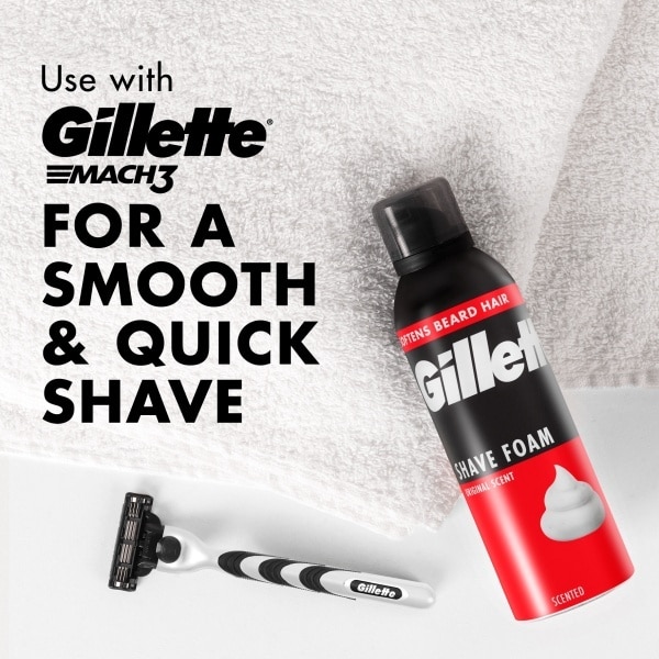 Gillette Classic Shave Foam Original Scent, 200Ml