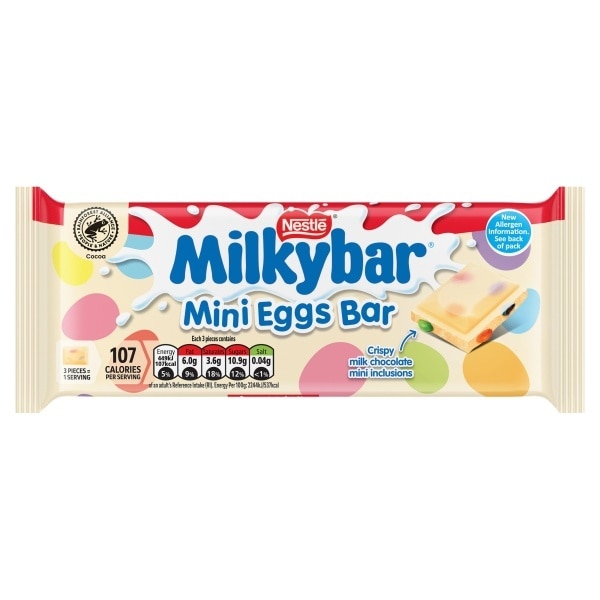Milkybar Mini Egg Choc Block 100g