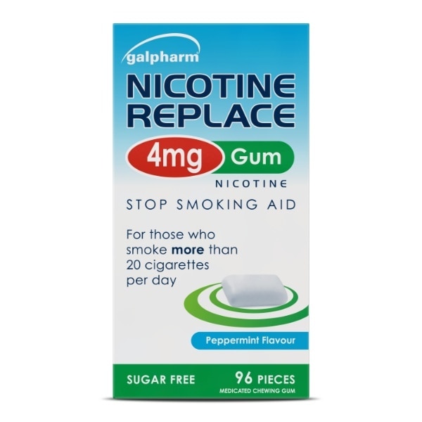 Galpharm Nicotine Gum 96 4Mg