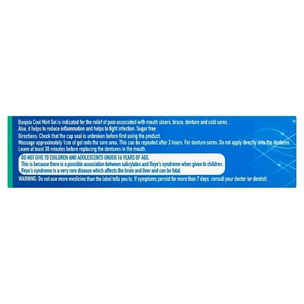 Bonjela Adults Cool Mint Gel 15g