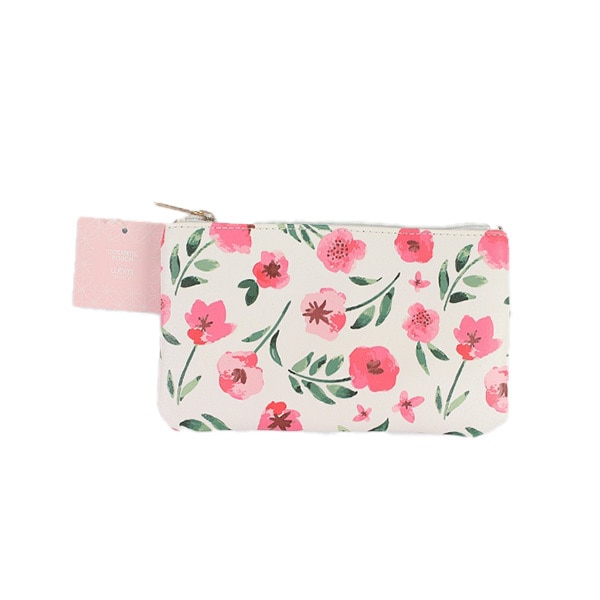 Rose Printed Flat Pouch