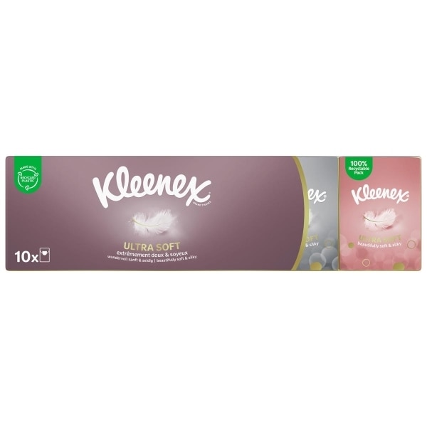 Kleenex Ultra Soft Tissues  10 Pocket Packs