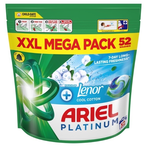 Ariel Pods Cotton Fresh 52 Pack