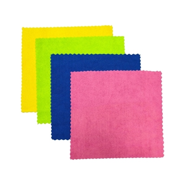 Wbm Microfibre Cleaning Cloths 4pack