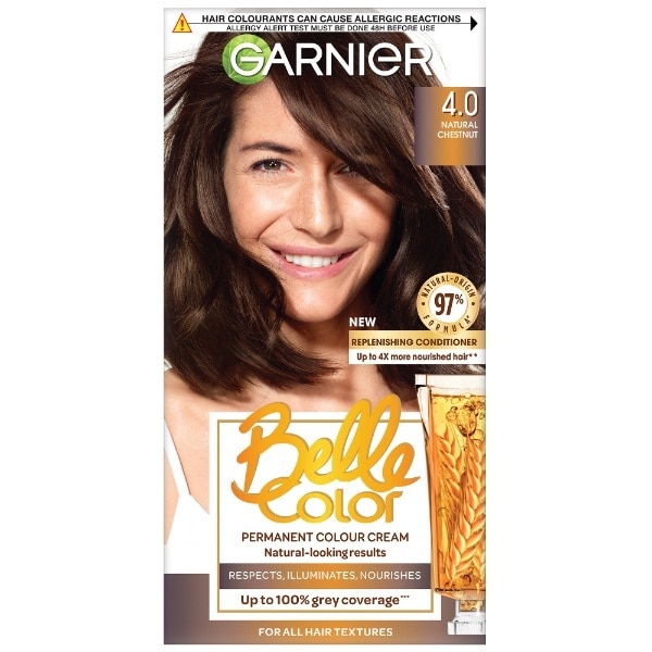 Garnier Belle Colour Dark Brown 04, hair colour pack.