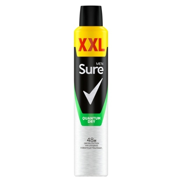 Sure Men Quantum Dry 48H Antiperspirant Deodorant 300Ml