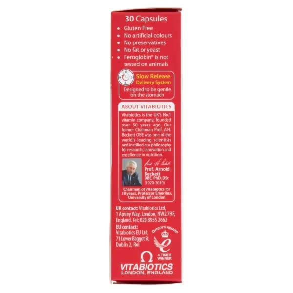 Vitabiotics Feroglobin Capsules X30