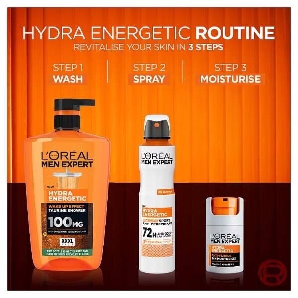 L'Oreal Men Expert Shower Hydra Energy 1L