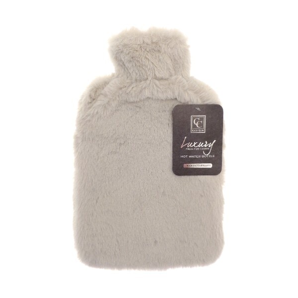 Hot Water Bottle Plain Fur 2L Mink