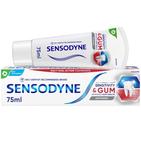 Sensodyne Sens & Gum Whitening Toothpaste 75ml