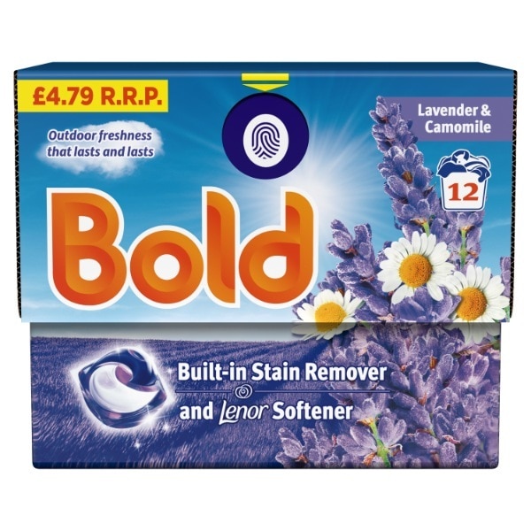 Bold 2In1 Pods Lavender Camomile 12 Pack