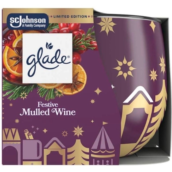 Glade Mulled Wine Candle 108G