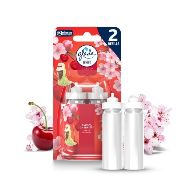 Glade Sensespray Twin Refill Cherry