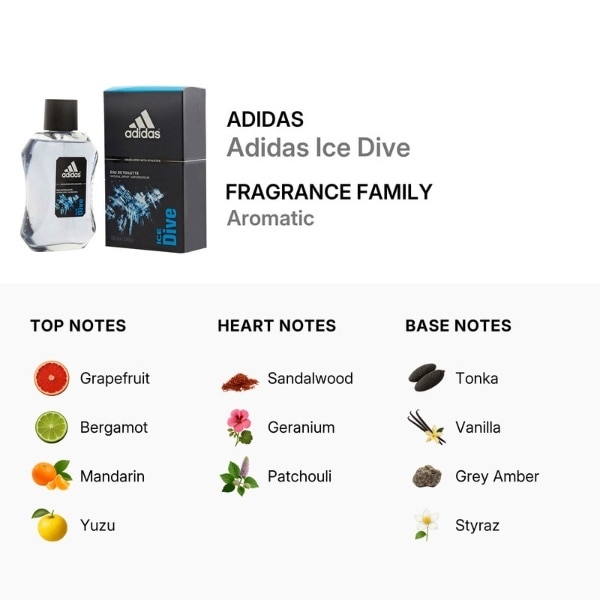 Adidas Edt Ice Dive 100ml