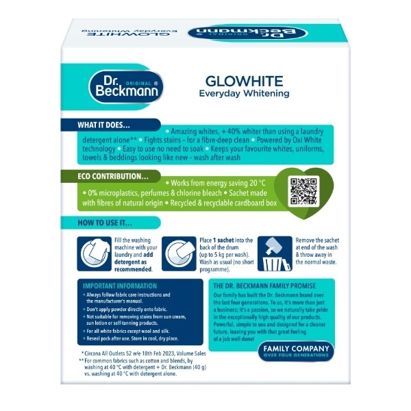 Dr Beckmann Glowhite 5 Pack