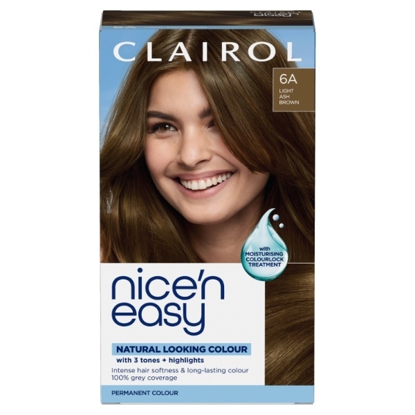 Clairol Nice'n Easy Hair Dye 6A Light Ash Brown