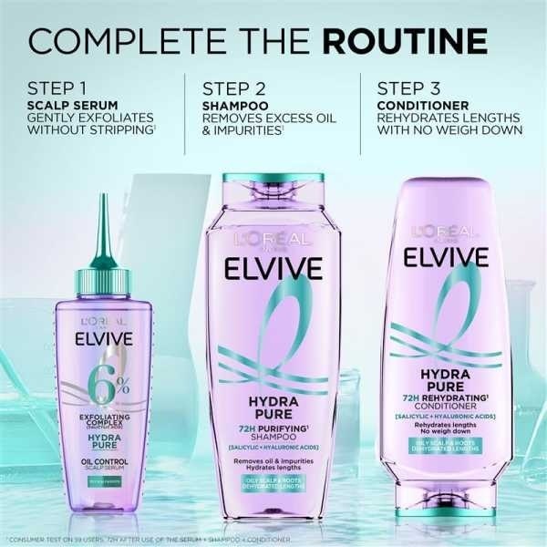 Elvive Hydra Pure 72H Pure Shampoo 700ml