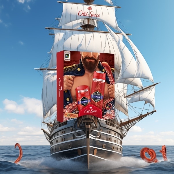 Old Spice Dark Captain Gift Set 2pk
