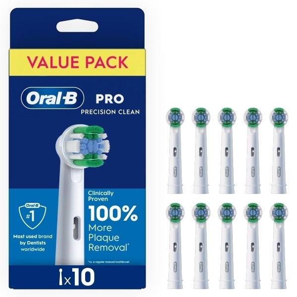 Oral B Precision Power Refills 10 Pack