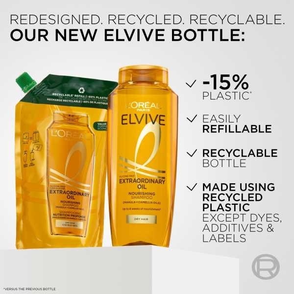 Elvive Extraordinary Oil Shampoo 400ml