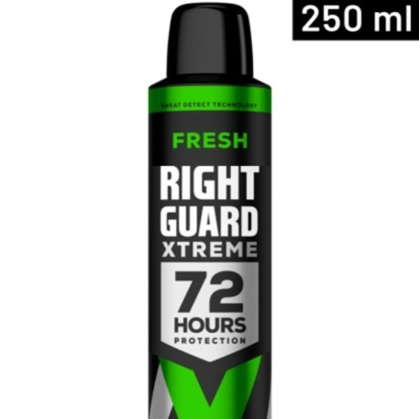 Right Guard Xtreme Men 72H Antiperspirant Fresh 250ml