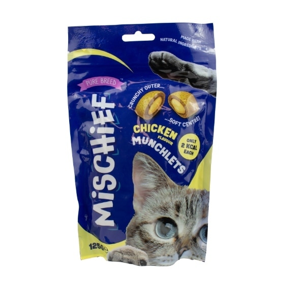 Chicken Flavour Pillow Cat Treats 125G