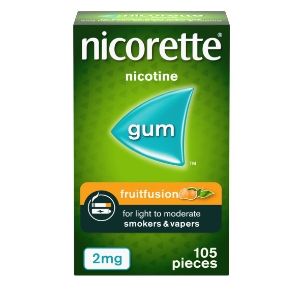 Nicorette Fruitfusion Gum 2mg 105s
