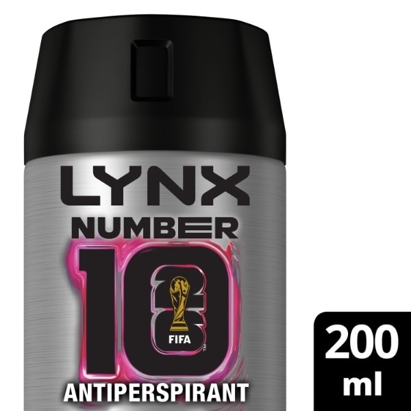 Lynx Antiperspirant Number 10 Body Spray 200ml