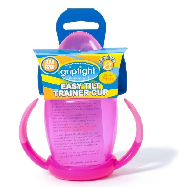 Griptight Easy Tilt Trainer Cup Pink