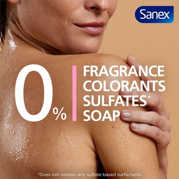 Sanex Zero% Sensitive Skin Bath Foam 570ml