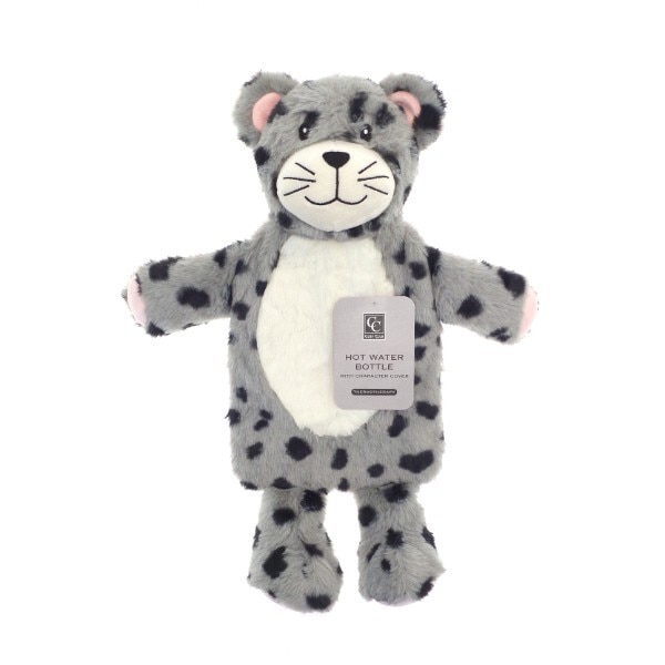 Hot Water Bottle Novelty Snow Leopard