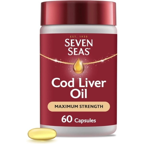 Seven Seas Pure Cod Liver Oil Extra Strength X60