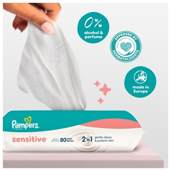 Pampers Sensitive Baby Wipes