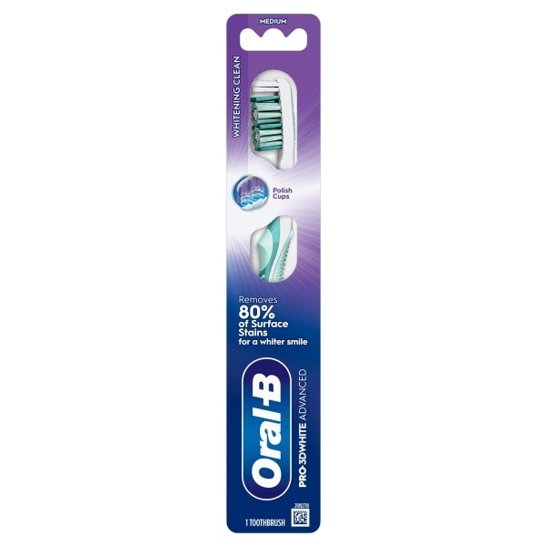 Oral B White Advance Manual Toothbrush 1 Pack