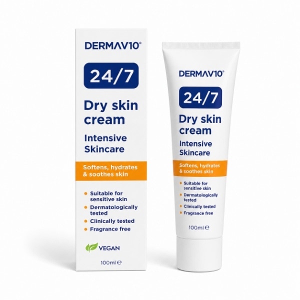 Derma V10 24/7 Dry Skin Cream 100ml.