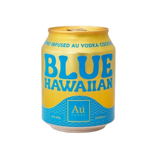 Au Vodka Blue Hawaiian Cocktail 220ml