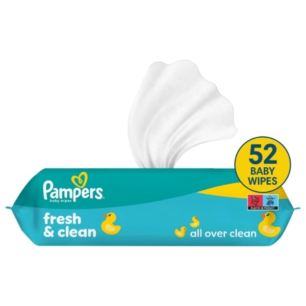 Pampers Scented Baby Wipes 52s