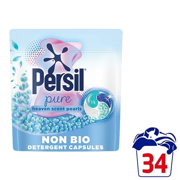 Persil Pure Heaven Scent Pearls Non Bio 34W