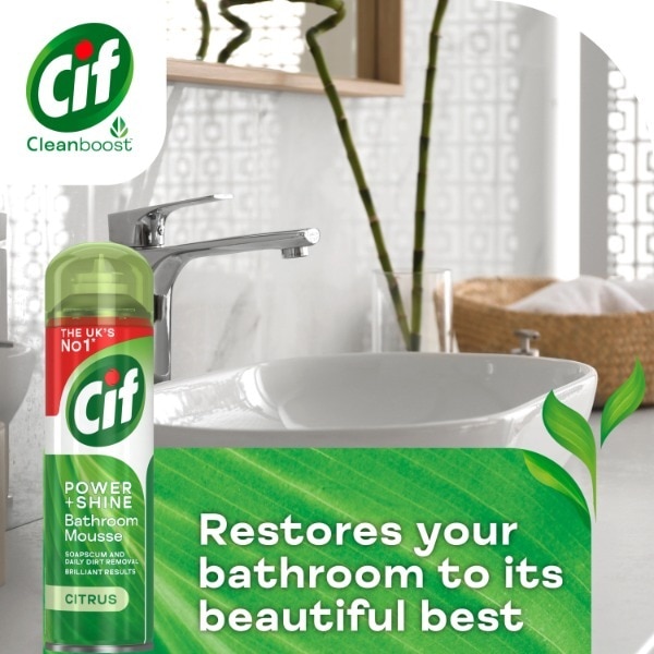 Cif Bathroom Mousse Citrus Burst 500ml