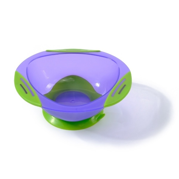 Griptight Suction Feeding Bowl Purple