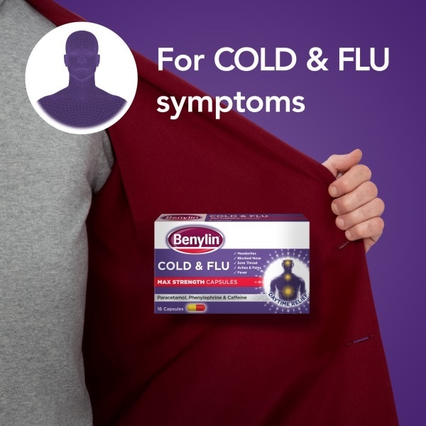 Benylin Cold & Flu Caps X 16