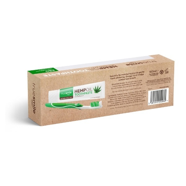 Truesmile Hemp Oil Paste And Brush 100ml